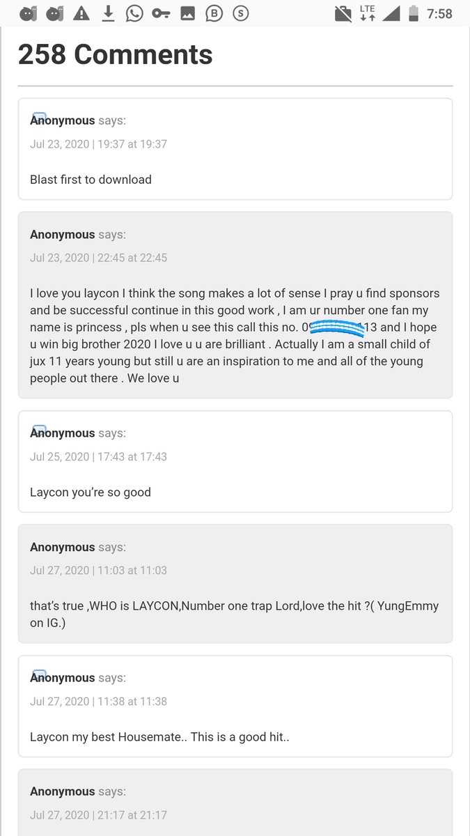 Oluwa_fadeke's tweet photo. Awwwn π€
Going through the comment section on Awa Fierce song download
I'm thrilled by this particular comment.
He's sure an inspiration to us all
@itsLaycon #LayconOurInspiration
β€οΈ+π‘ https://t.co/pjkEstBQPo