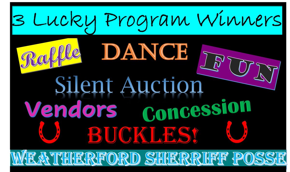 wfordrodeoteam's tweet photo. Come on out to the Sheriff’s Posse Arena October 30 at 8:00 pm and October 31 at 6:00 pm to support your very own Weatherford High School Rodeo Team! https://t.co/SVyf4coCfS