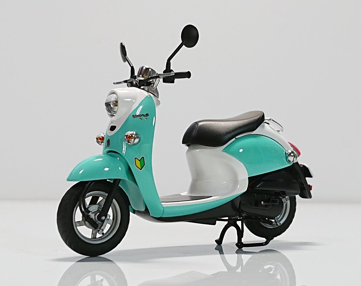 しゅんぱち 模型 石鉢 月刊ホビージャパンに掲載された キャンパスフレンズセット のビーノです マークはキットに付属しているので ゆるキャン 仕様も可能 ナンバープレートデカールは自作しました タミヤ キャンパスフレンズセット