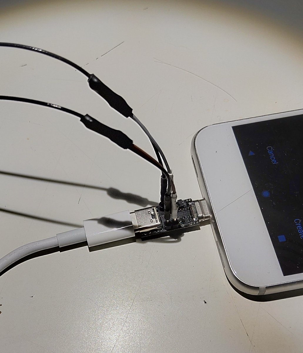 Made an easy to use usb-pd breakout for cc lines to sniff all the packets with a logic analyzer. Even works with cheapest logic analyzers by converting the voltages to 3.3v.
Testing my kernel driver for arbitrary pd packets from a Pixel: