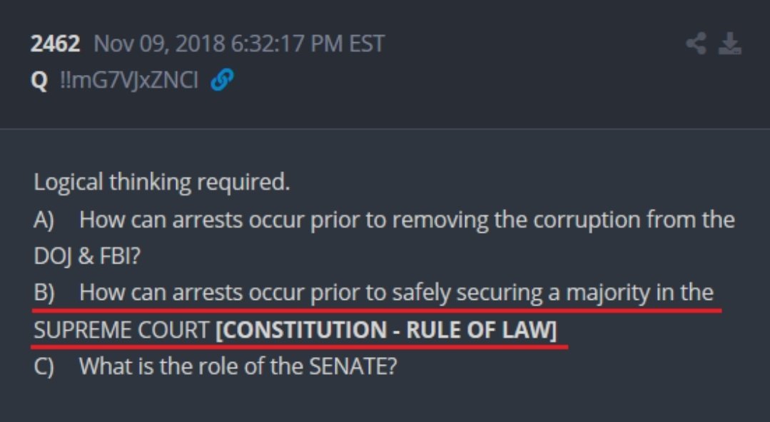 BotComey's tweet image. #QClearance who else heard this?  Next question, is this the beginning?