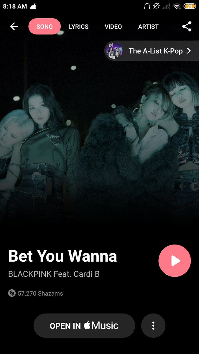 rose_roshiho's tweet photo. @blackpinkshazam @BLACKPINK keep voting & streaming~
#StreamTHEALBUM
#BuyTheAlbumBLACKPINK
@BLACKPINK https://t.co/U9KT2b9FBn