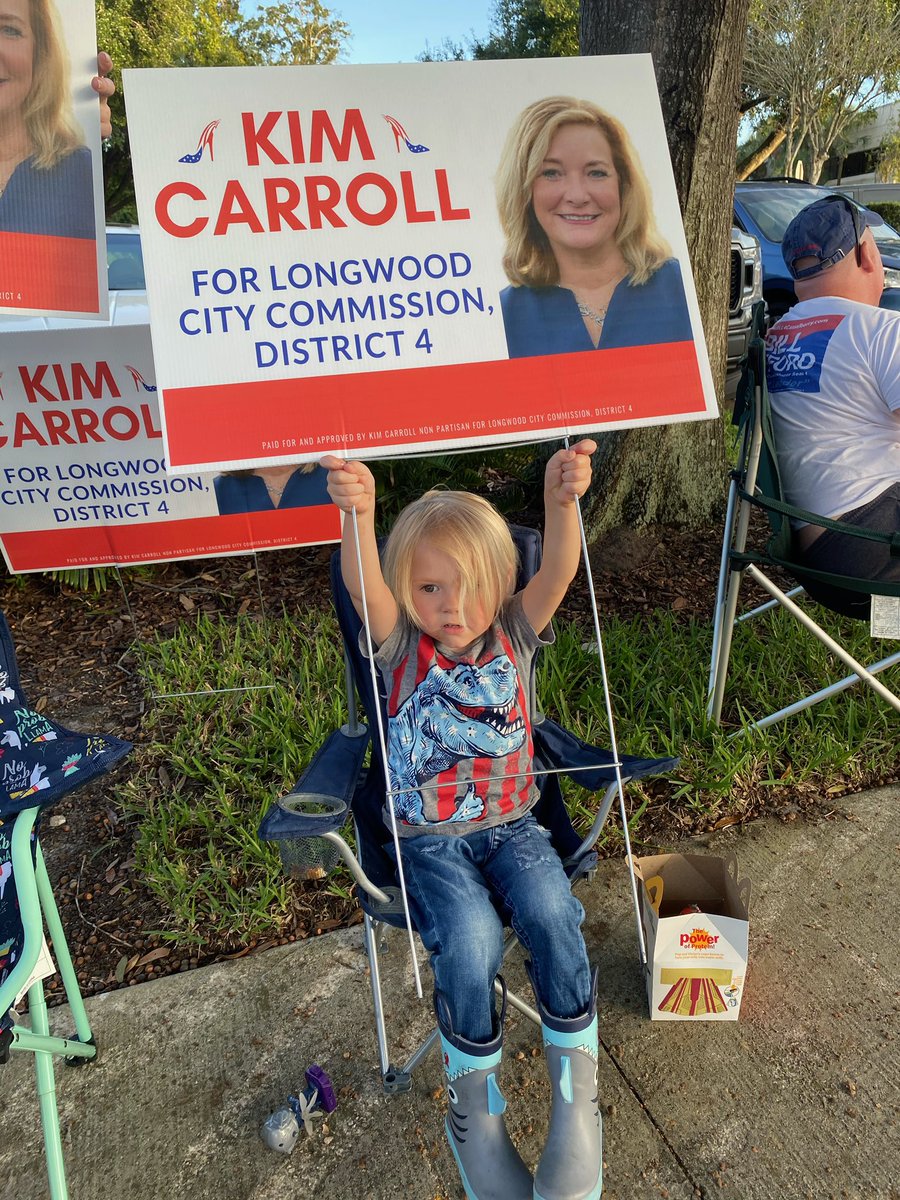 kimsgop's tweet image. My favorite campaign volunteer came out to help today!!