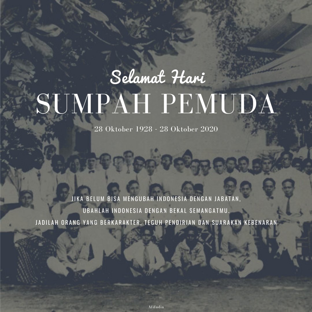 Fny_space's tweet photo. SELAMAT HARI SUMPAH PEMUDA
Xixixi happy birthday to me, dpt hadiah gk nih gw dri para pemuda😅😅
#SumpahPemuda https://t.co/Jy7ItIIPVN