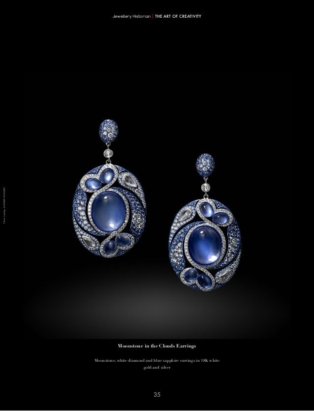 From Carnet, exquisitely tasteful with A+ workmanship. Can't go wrong. Sapphires go nicely with jeans.