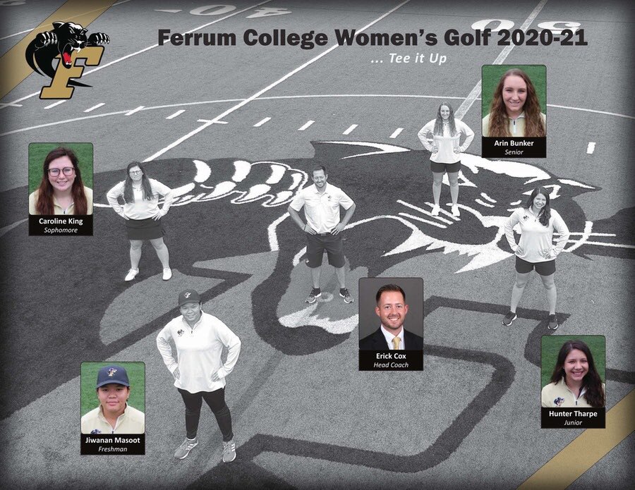 FerrumAthletics's tweet photo. Two more Ferrum team photos posted in the last week: field hockey and women’s golf. #letsgoferrum https://t.co/t1BfsiiEGm