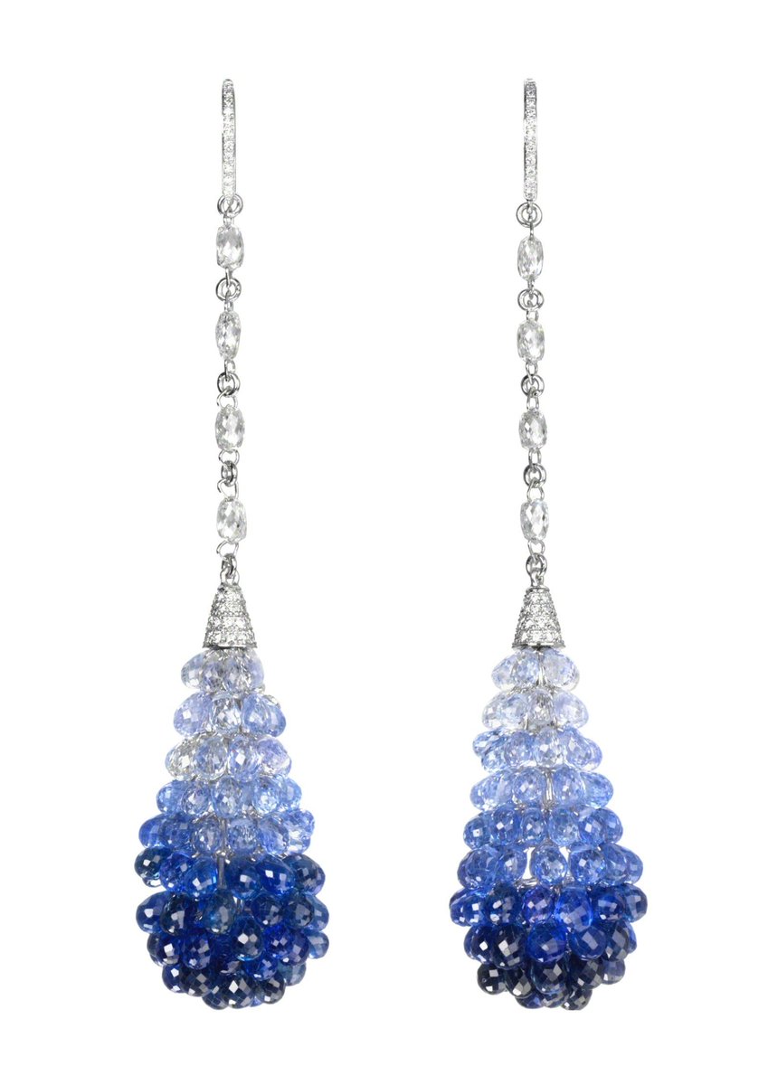 Earrings, my fave! With briolettes in a gradient. Truly they were meant for me, Chopard should hand them over.