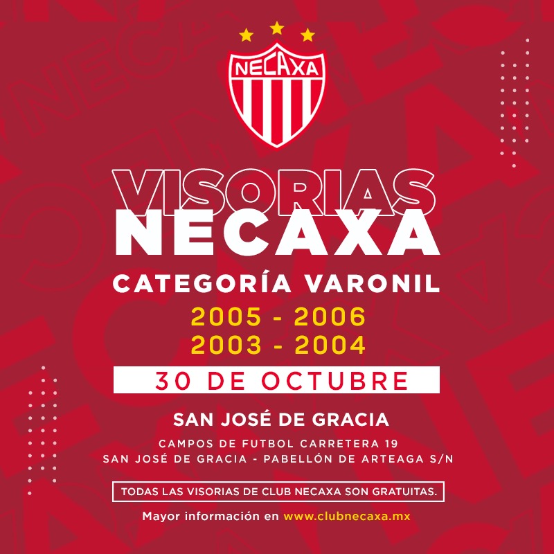 ¡Este viernes continúan las #VisoríasNecaxa! Entra a https://t.co/Vq6Q1Ldy3C para conocer todos los detalles sobre la próxima actividad.
#FuerzaRayos ⚡️ https://t.co/aEFel0dTb5