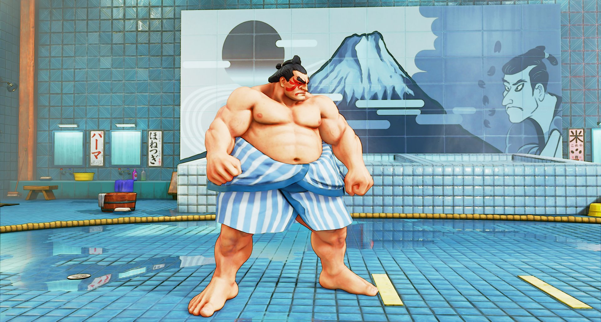 ストリートファイター Street Fighter 大一番にごわす よいしょーおっ 本日11月3日はエドモンド本田の誕生日です 相撲を わあるどわいど に広めるために日夜戦う熱血力士 世界各国の旅行者に日本の銭湯の文化も広めようとしています キャラクター