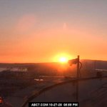 Image for the Tweet beginning: What a spectacular sunset over