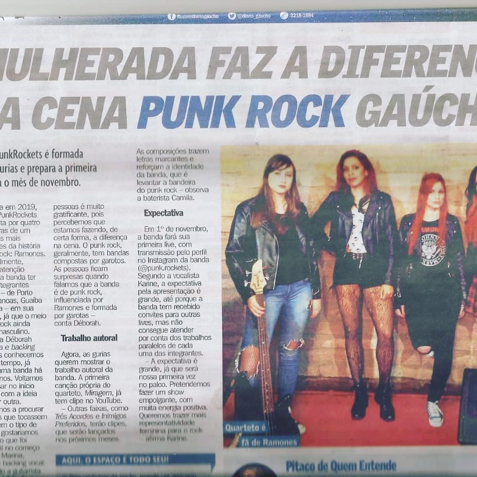 MusicBoxEstudio's tweet photo. Live das PunkRockets neste domingo, as 19:00. Imperdível!! https://t.co/ys6eXBeUPF