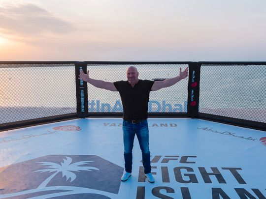 After 2 weeks of multiple health screens and asking everyone to quarantine, I surprised my closest inner circle with a trip to a private island where we could pretend things were normal just for a brief moment in time @danawhite #UFCFightIsland https://t.co/DXoMBLEyGD