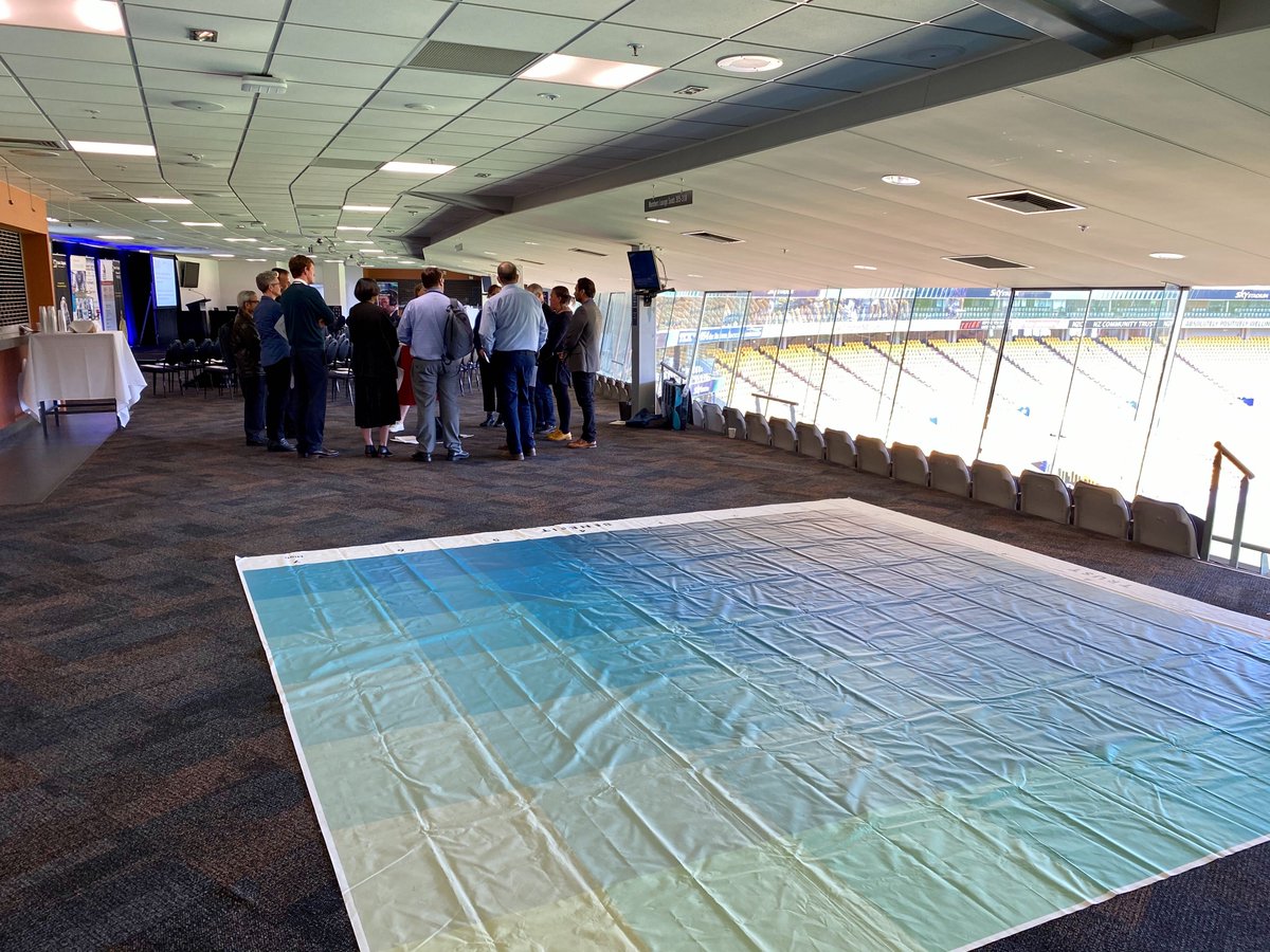 digitalcouncil_'s tweet photo. Where do you stand on algorithms? Participants at the #DigiGovNZ summit discuss algorithm scenarios before they locate themselves on a "Comfort Board" and discuss their own levels of comfort with the way automated decision making is used in society. Facilitated by @Toi_Aria https://t.co/ik4tEri7LB