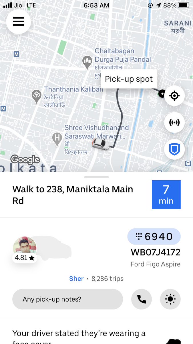 It’s a game of patience between me and Sher this morning. Sher hasn’t budged an inch since I booked 10 mins ago. Sher wants me to cancel so that he gets the cancellation fee. And I want Sher to cancel as we get another cab in the meantime!
@Uber_Support @UberINSupport https://t.co/BRapR1X8z6