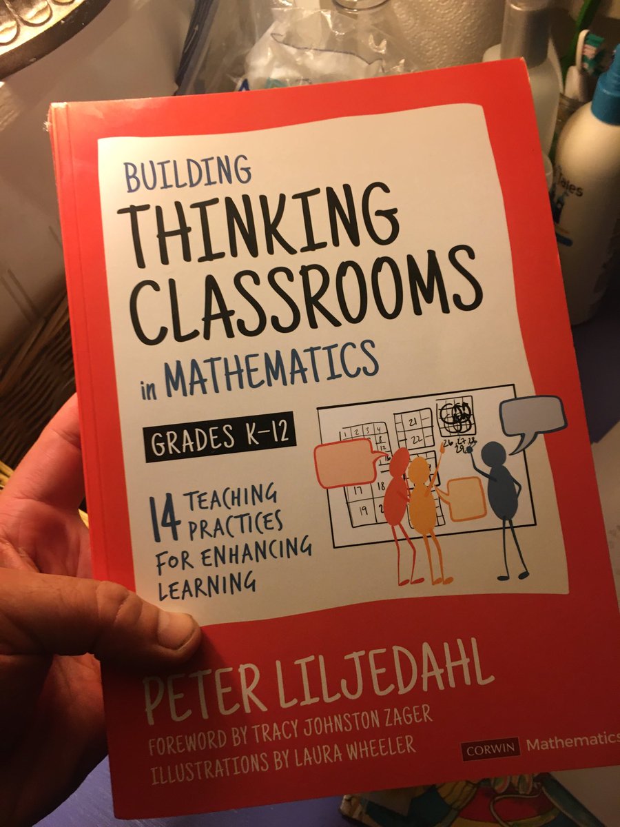 natelarlee's tweet photo. This book I preordered back in June just arrived...and its my birthday. Pretty sweet timing! ⁦@pgliljedahl⁩ #iteachmath #mtbos https://t.co/rVsBrF0gWY