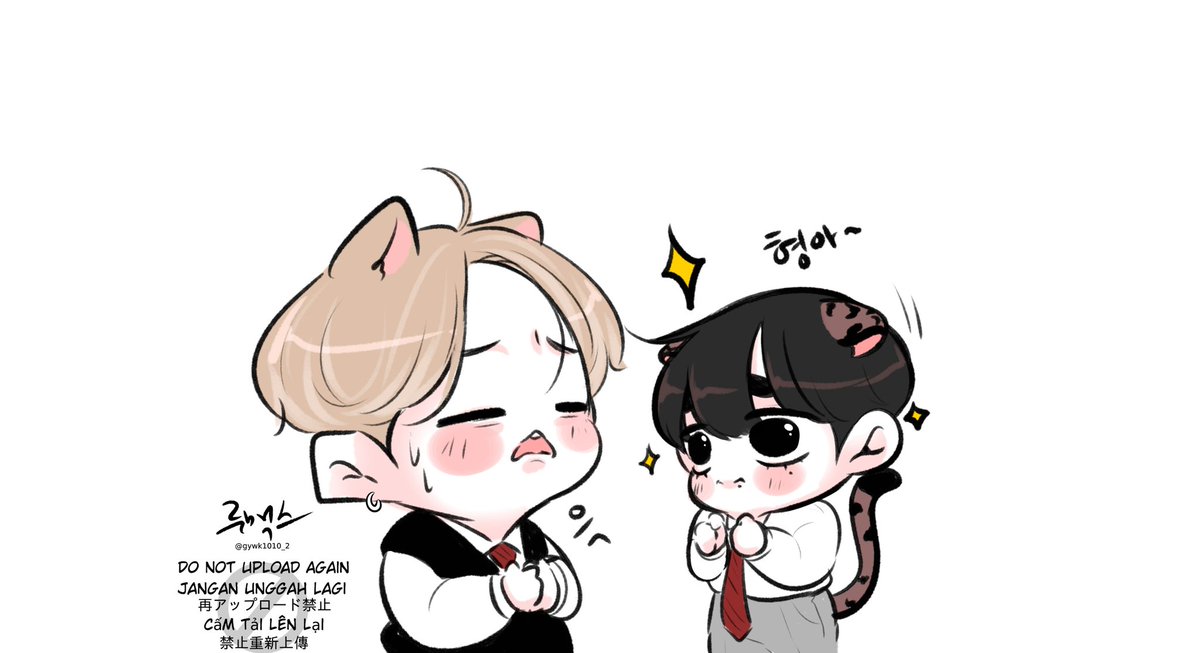 gywk1010_2's tweet photo. #suga #TAEHYUNG
🐯형아~
🐱윽... https://t.co/wjZRnN8AC8