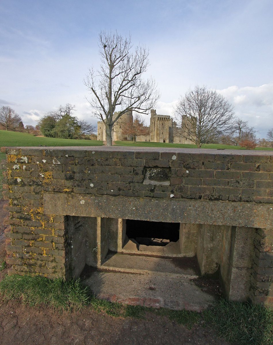 Round 2, Bracket B!Houghton House vs Bodiam CastleBodiam Castle was built on a prime site to defend against the French, which probably explains why the National Trust allowed a pillbox to be built on site during WWII. It's now also a ruin.