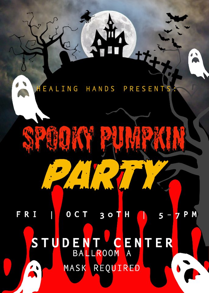HealingHandsSiu's tweet photo. Join Us This Friday For Our Halloween Party https://t.co/OIkiICVHtz