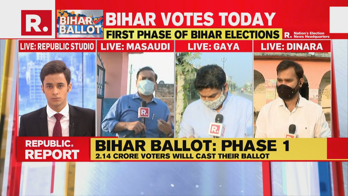 Republic On Twitter Nov10witharnab Voting For 71 Seats In The First Phase Of The Assembly Election In Bihar Begins Tune In For All Live Updates Here Https T Co Rzhku3woei Https T Co Nspdwhn4df