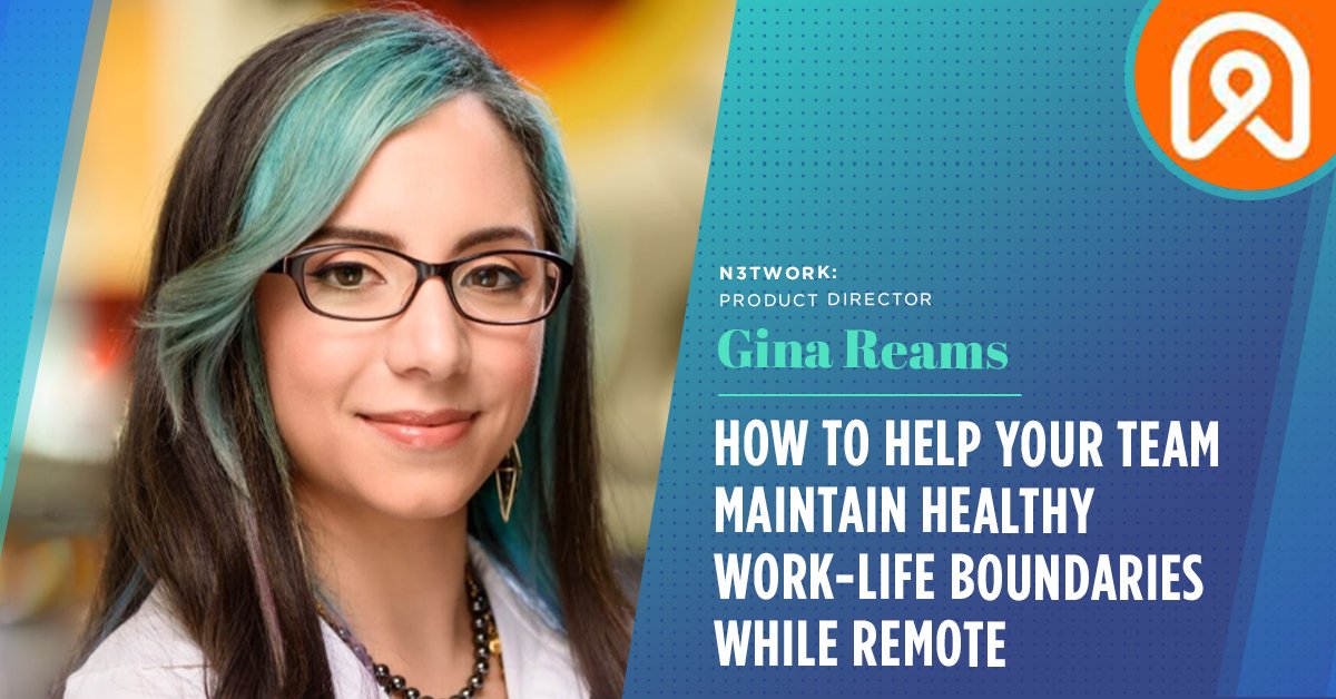 Product Director Gina Reams shares some best practices on maintaining healthy work-life remote-working boundaries, and shares how we've adapted our benefits to help support this! Read more: bit.ly/3dSy7FB