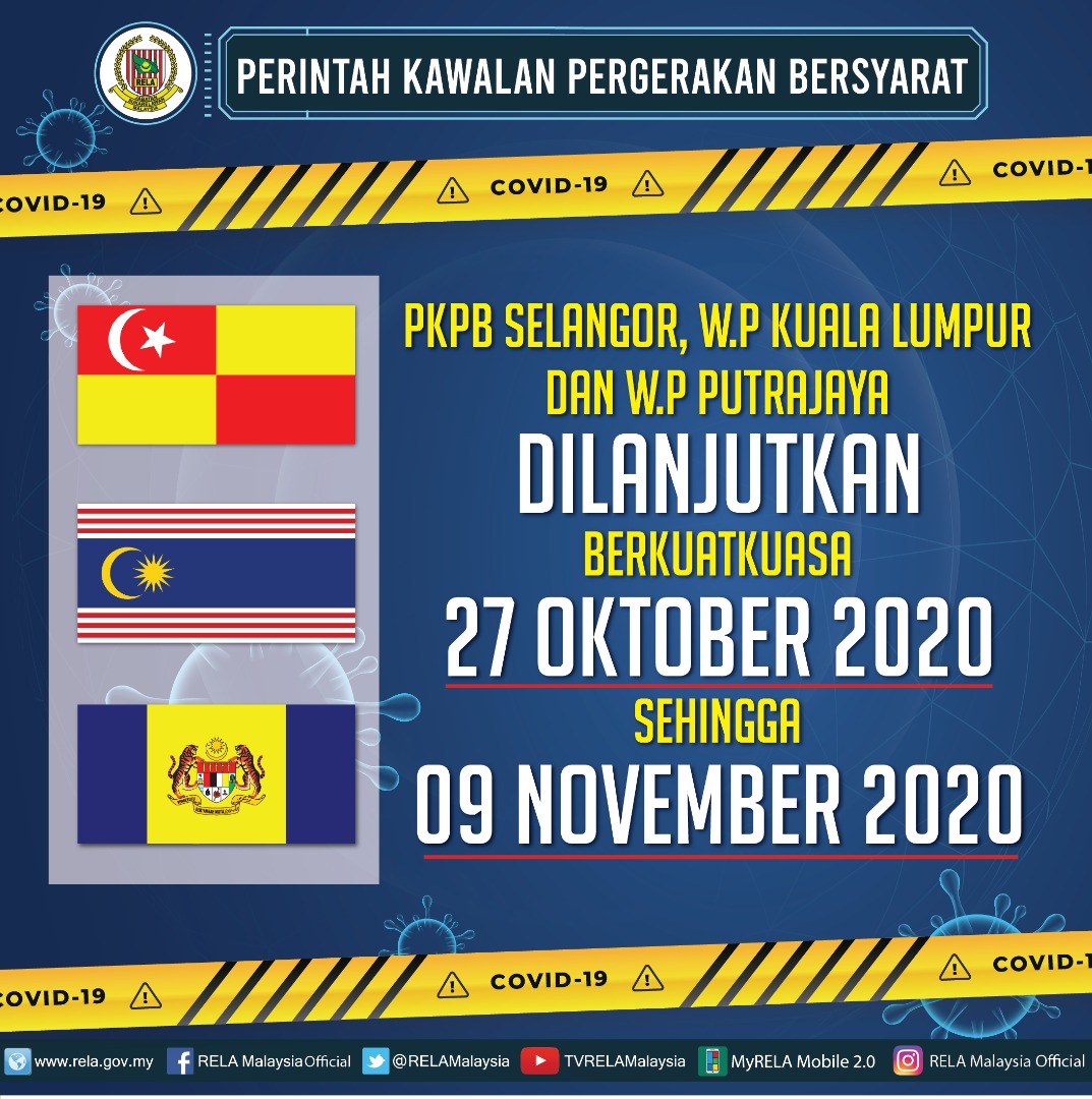Penilaian risiko yang dijalankan oleh  Kementerian Kesihatan Malaysia (KKM) mendapati masih terdapat lokasi yang berisiko tinggi bagi penularan COVID-19 sama ada di Kuala Lumpur, Putrajaya dan juga Selangor.#KitaJagaKita
<a href="/dhzhamzah/">Hamzah</a>
<a href="/wandahlan/">Wan Ahmad Dahlan</a>
<a href="/kamarudin_rapig/">Kamarudin Mohd Rapig</a>