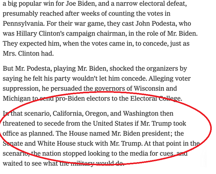 Biden has also openly courted the dangerous Communist ideology that underlies the rioting. It is NOT an exaggeration to say that some Biden supporters are openly threatening violence and secession if their candidate loses.12/15