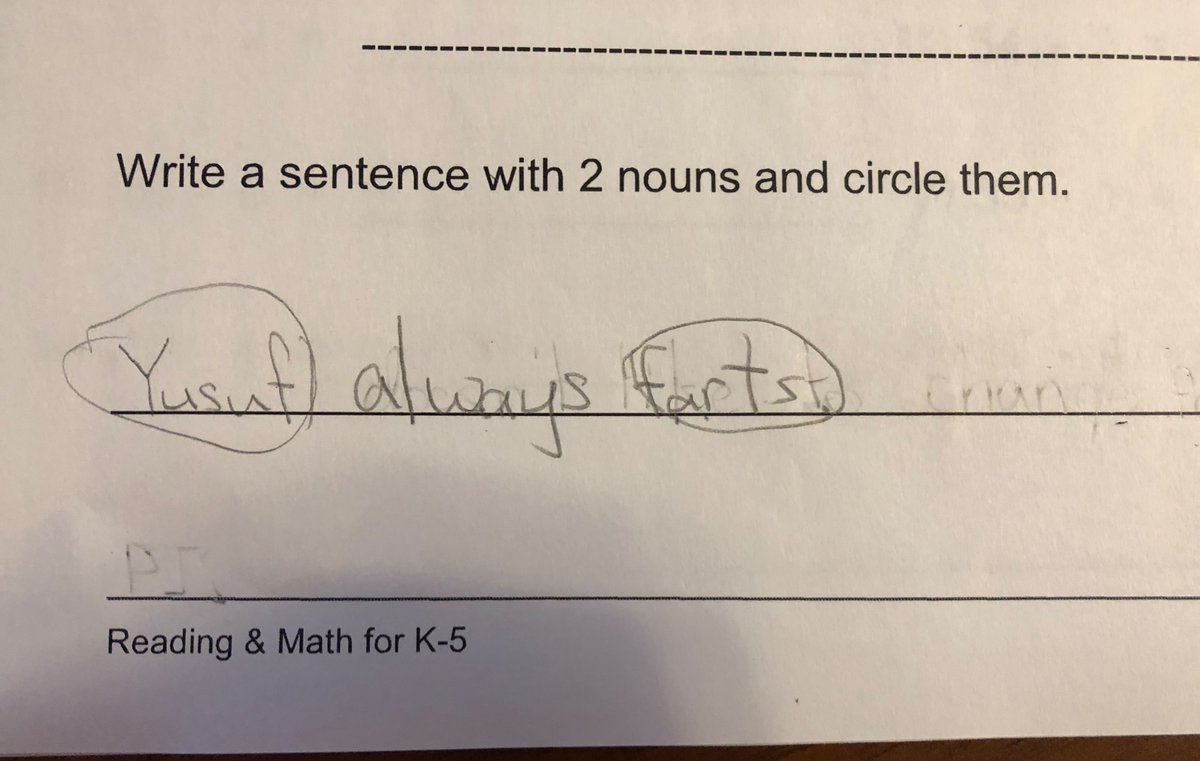 The homework assassin strikes again. #inaayah #gradethree