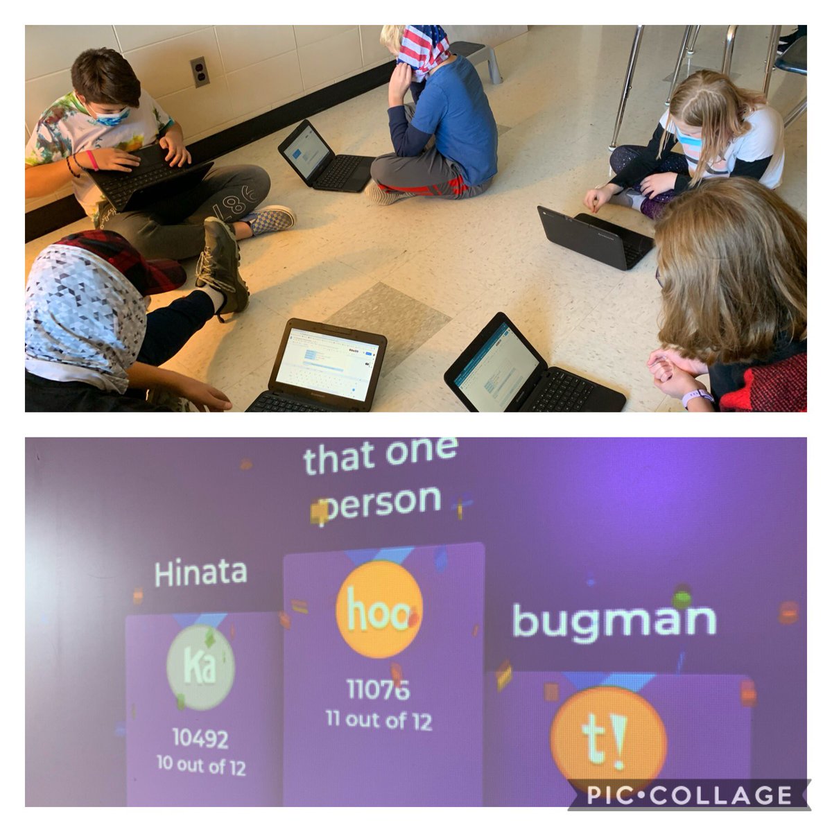 jkibbel17's tweet photo. Global Read Aloud + Kahoot = engagement & fun. Ss are taking a stand against hate speech & racism, AND they stepped up to produce installment #4 of our Indian No More podcast. #TeamWork #KnowBetterBeBetter #GRAIndianNoMore @TeachingSmarter #KibbelsKids @GetKahoot @cherielarson https://t.co/gvGU6NP1kQ
