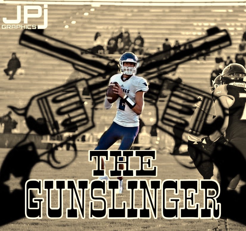 JpjGraphix's tweet photo. @GoldensophAvery 
⚾️ x 🏈 #Gunslinger https://t.co/aM4N8Idupq