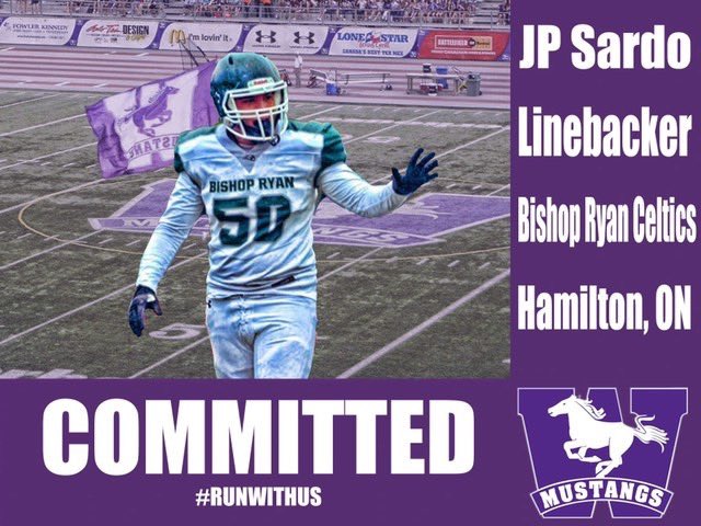 Excited to be a part of <a href="/westernuFB/">Western Mustangs Football</a> 🟣⚪️ #bleedpurple #runwithus