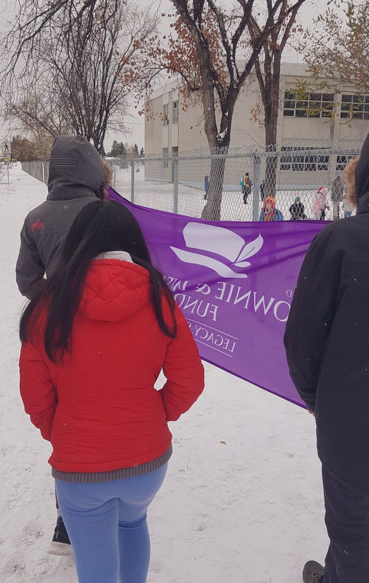 chloegrantED's tweet photo. Students at @IanBazSchool participated in #thesecretpath week. We honoured Chanie through the Walk for Wenjack and made a collaborative art piece to share messages of hope. @downiewenjack #wearecbe #cbeindigenoused #reconciliaction https://t.co/8EAdLkfl3P