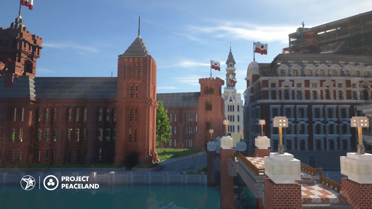 Projx_Peaceland's tweet photo. We're looking here at the heart of government...❤️

In the foreground - the recently expanded Parliamentary Estate; and in the back - Southcourt, home of the PM and their Cabinet! https://t.co/XfPCko8sDh