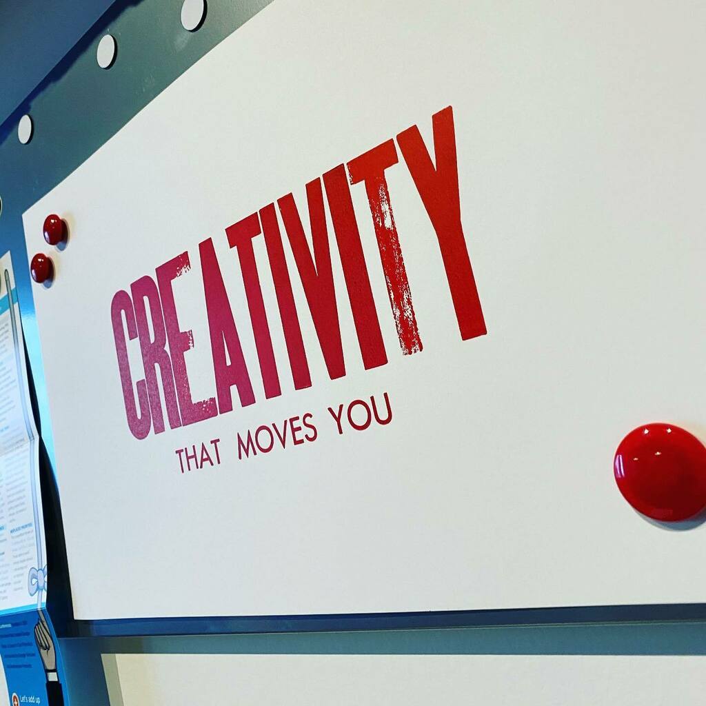 themoosesays's tweet photo. Creativity that moves you. Words we live by. Made by a mooseling. #creativity #design #raleigh https://t.co/I7wN8D4hX5 https://t.co/Z45bych9ix