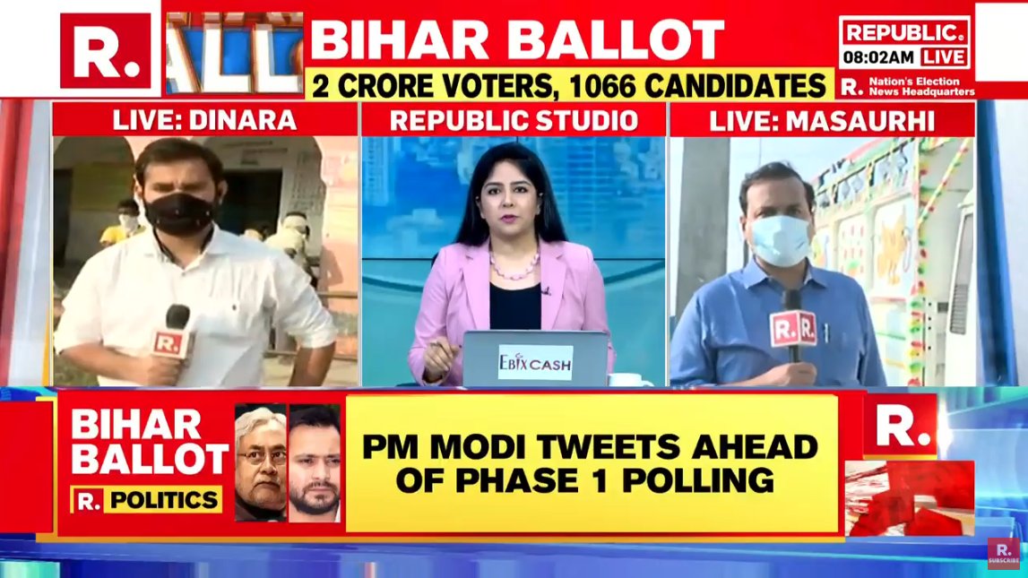 Republic On Twitter Breaking On Nov10witharnab I Urge All Voters To Ensure Their Participation In This Festival Of Democracy Taking Precautions Related To Covid Tweets Pm Modi As Phase 1 Of