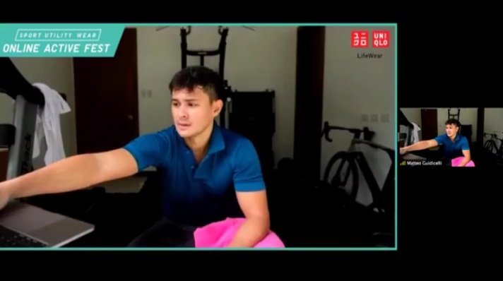 M_____F_____G's tweet photo. Good morning! @mateoguidicelli
Online Active Fest @UNIQLOPH https://t.co/boKb9gk7KM