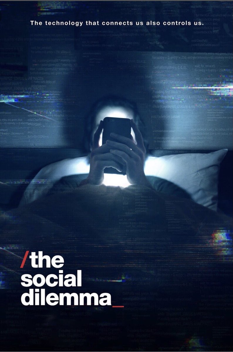 _HoldUrFire_'s tweet photo. Folks, I never post anything, but this is too important to keep quiet about. Please watch a documentary called The Social Dilemma (Netflix). Explains the current state of our great country. https://t.co/1BXfHOe7G4