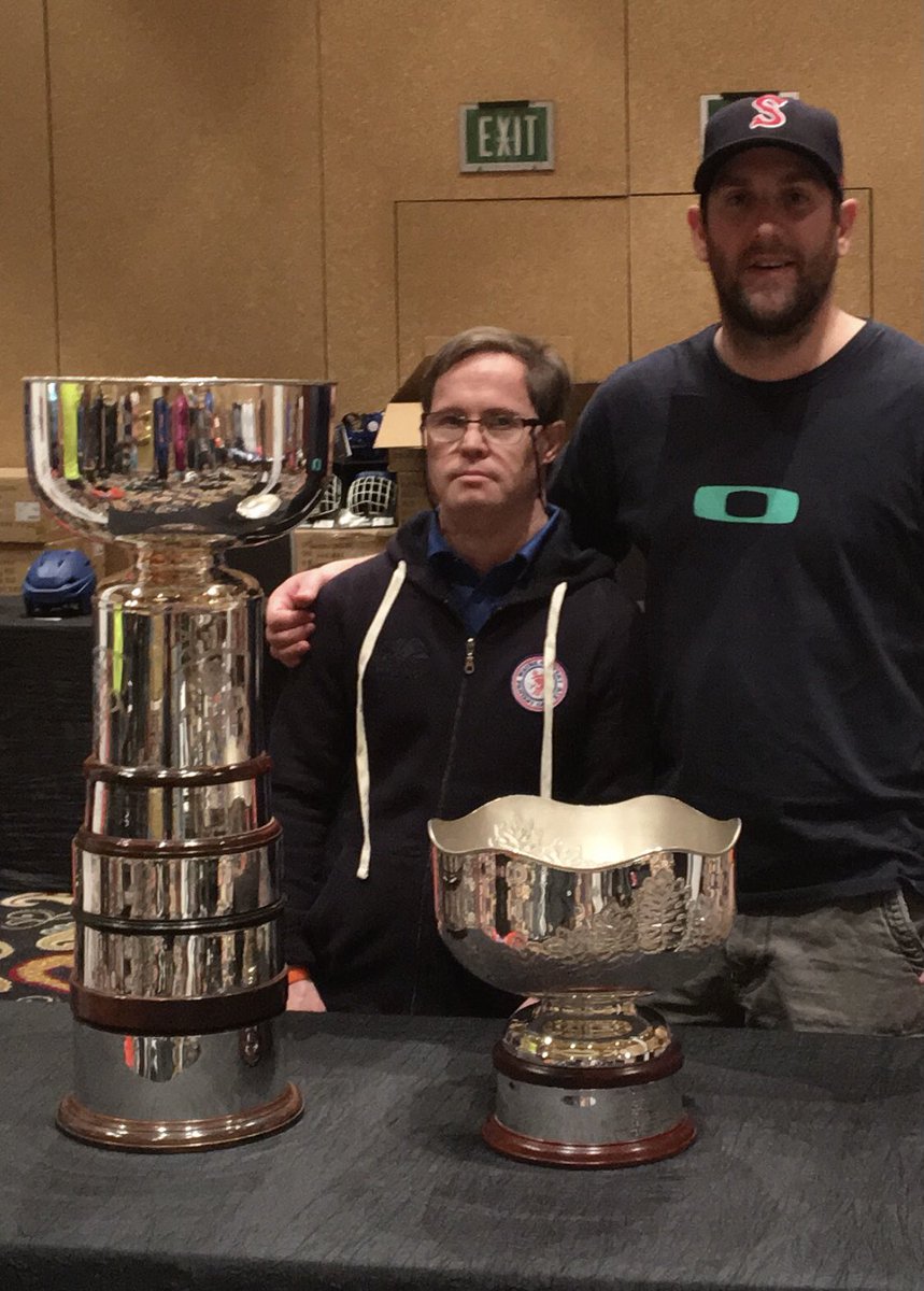 therealTK14's tweet photo. Had the pleasure of spending a week in Vegas with Joey. Unreal week of hockey with an unreal person #RestEasyJoey https://t.co/sb01Yl649c