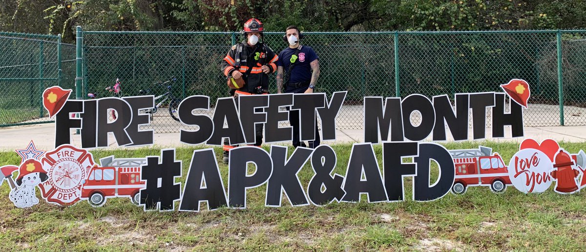 JPetit_Frere's tweet photo. It’s Fire Safety Month! Thanks to the Apopka Fire Department! https://t.co/S9RxMpQ8Ur