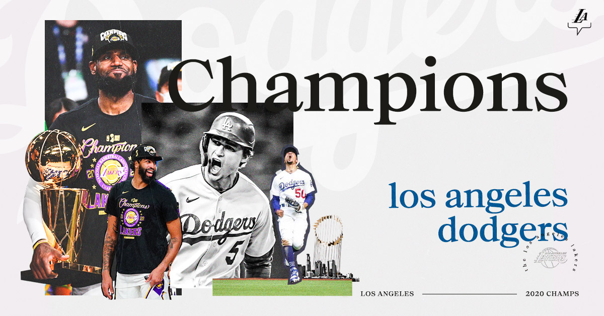 Los Angeles Lakers - #LALovesOctober Good luck Los Angeles Dodgers