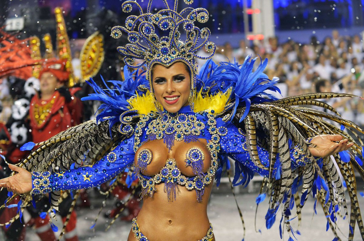 Rio carnival samba dancers nude