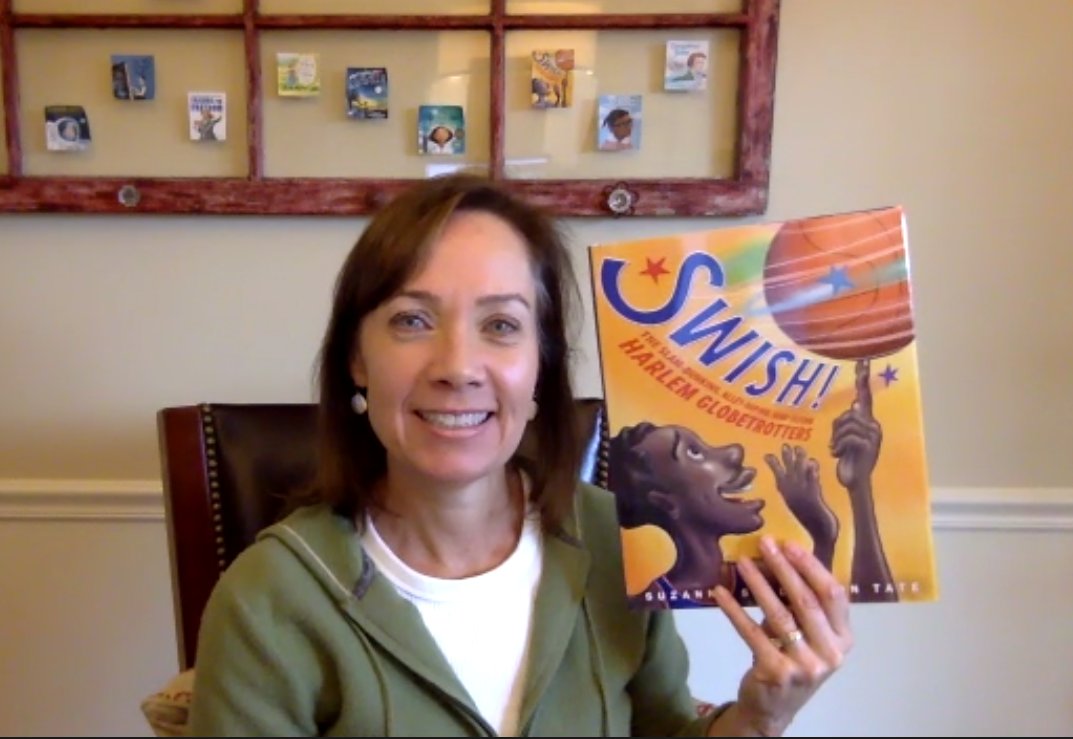 EllenAdams0821's tweet photo. What a great virtual author's visit we had @NPKeagles today when @AuthorSSlade talked to us about combining writing and science! Both kids and teachers loved it and can't wait to check out her books. Thanks @CobbEMCEdu and @GasSouth for a great Literacy Week! https://t.co/SPGRUcMAck