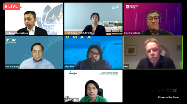 alliance_bridge's tweet photo. "I'm positive on #5G rollout around our #bridgeecosystem. The excitement starts with #consumer, especially coverage and content. Can we regionalise these?"
@GeokChwee alongside other senior leaders at the CEO Outlook panel on Paving the #5G Roadmap at @TelcoWorldAsia https://t.co/lOJAN8AKzj
