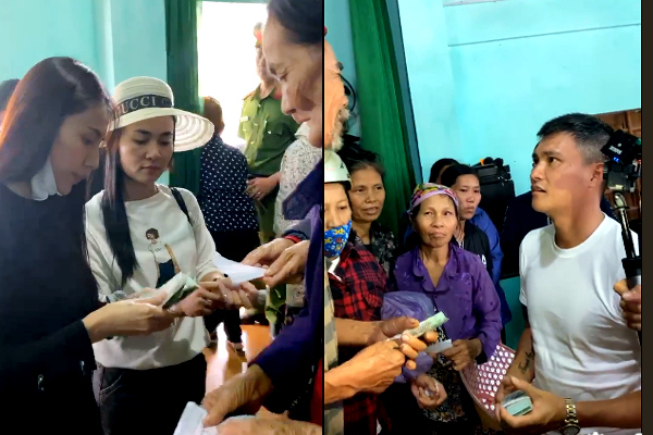 Thủy Tiên, Công Vinh mang vali tiền quay lại miền Trung cứu trợ lần 2 https://t.co/fG6qCfATq2 https://t.co/S6UtIH5Nci