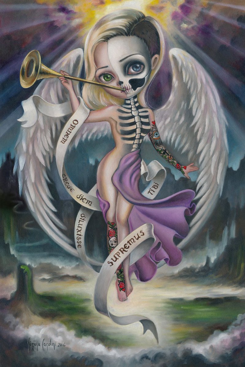 BeautifulBzarre's tweet photo. Totally feeling this kick-ass version of the Judgement tarot card by @SimonaCandini!

#beautifulbizarre #simonacandini #judgement #tarotcard #tarot #tarotart #angelart #tattooedwoman https://t.co/mXj7QenZGP
