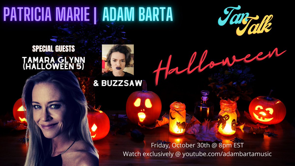 LadyDisney86's tweet photo. Hey #HALLOWEEN fans! This Friday at 6pm EST check out #TanTalk with #TanMom @krentcilp5 and @Adam_Barta as they welcome scream queen @tamara_glynn from #Halloween5! You don’t want to miss it!
#TanTalk #HappyHalloween #HowardStern #ScreamQueen https://t.co/nNdzAtlvlm
