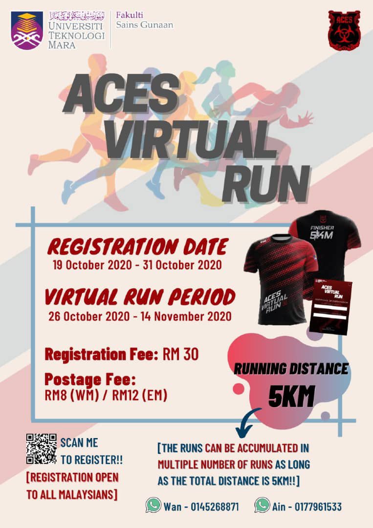 drcheputeh's tweet photo. Jom berlari dengan ACES. RM30 sahaja untuk 5 km. 

Jom sokong pelajar-pelajar ini https://t.co/ft4H5tvAr7