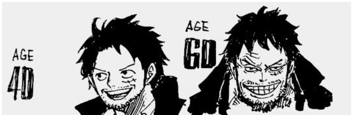 I just started thinking about how Luffy has started wearing a black coat for the Raid on Onigashima, a coat similar to Shanks' and his from the "older Straw Hats" drawing Oda did. 