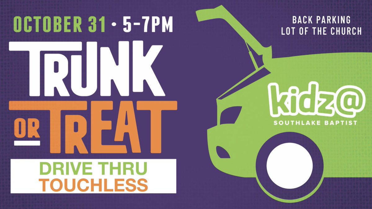 New service opportunity! Join us for a safe, friendly, and “sweet” night in the back parking lot of Southlake Baptist Church. Host a trunk for the drive through trunk-or-treat, or, you can hand out candy! Head to the “Community Service” section of the NHS website to sign up!