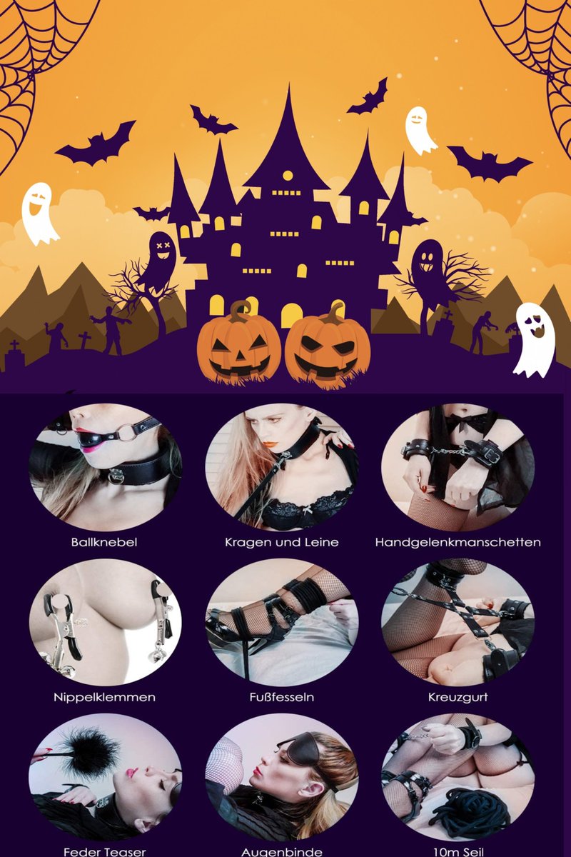 PALOQUETH_ES's tweet photo. https://t.co/ThWg9FBsbQ
¿Está listo el juego de Halloween?
Prueba abierta, juego completo de 10 juguetes.
#Halloween #sextoy #sex #parejas #juguatesexual #erotico #regalo #tests https://t.co/LyKBKv9o82