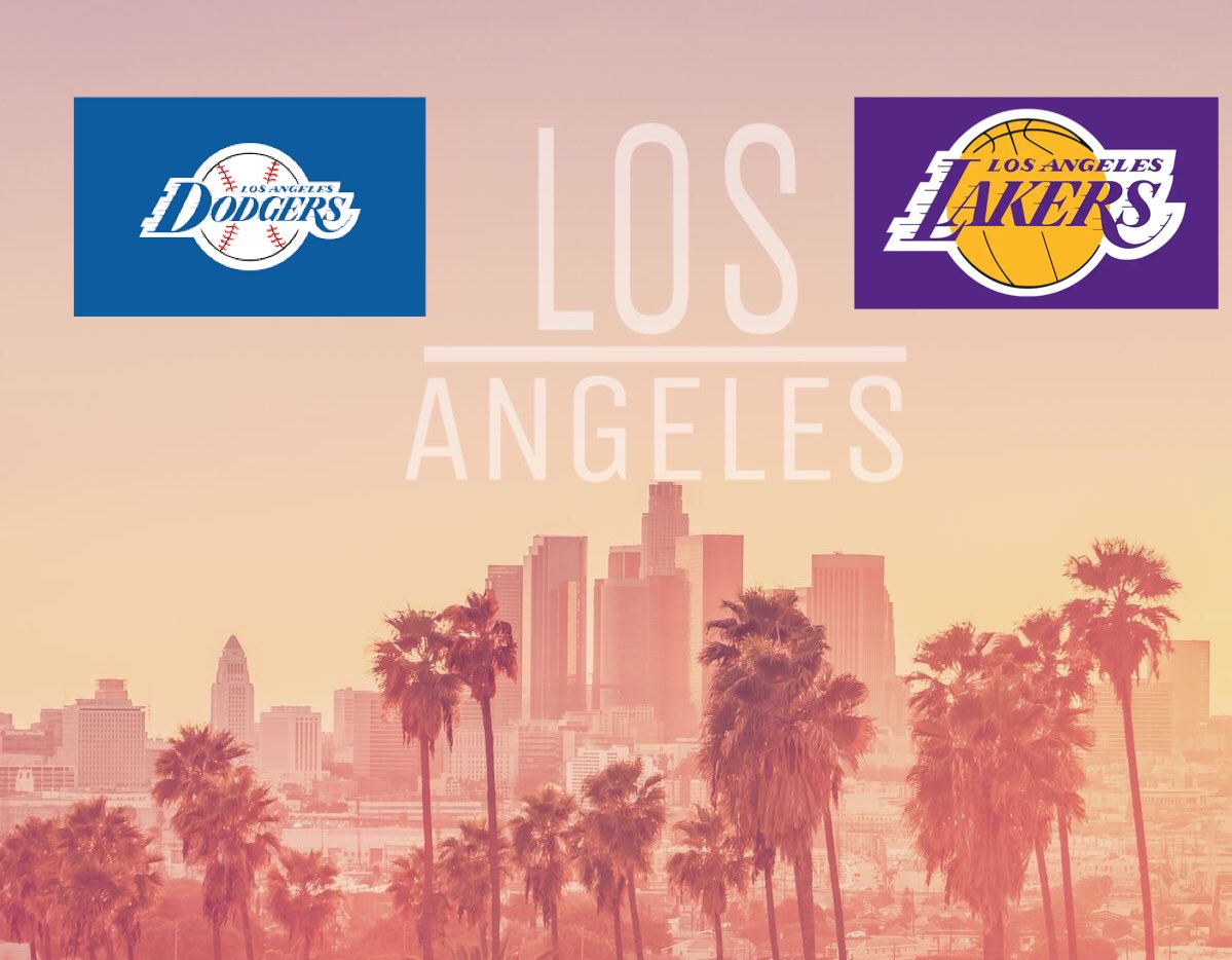 Lakers Empire on X: City of Champions #Dodgers #LakeShow